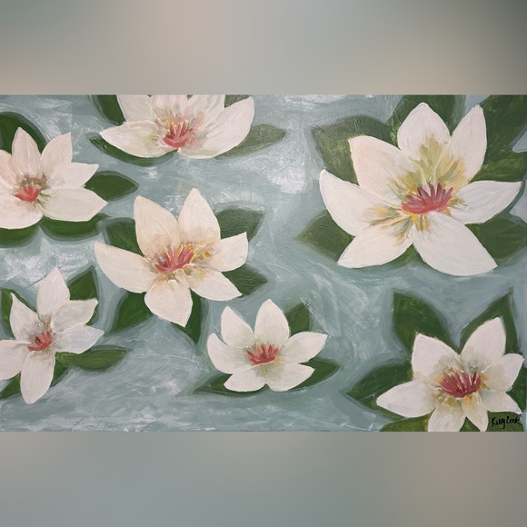 SEVEN FLORAL SKY 24x36 ***Newly Painted*** - Picture 2 of 6